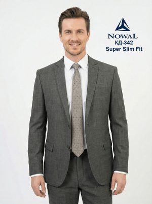 костюм двойка серый