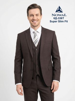 Костюм тройка коричневый